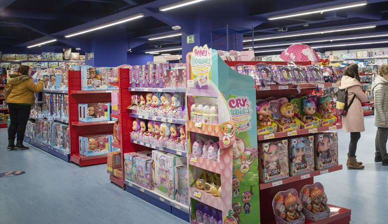Imagen de archivo de una tienda de juguetes