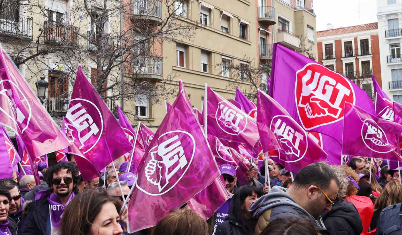 Imagen de UGT en el 8 de marzo